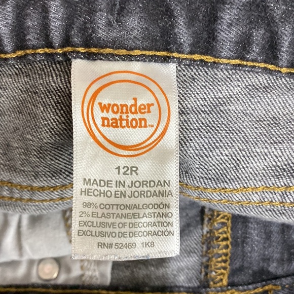 Wonder Nation Boy’s Faded Black Jeans - Picture 5 of 7